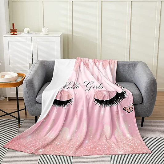 Eyelash Throw Blanket-
