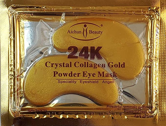 Crystal 24K Gold Powder Gel Collagen Eyes Masks-
