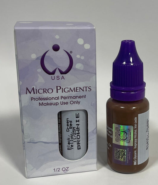 1/2 oz Microblading Pigment -  Brownie