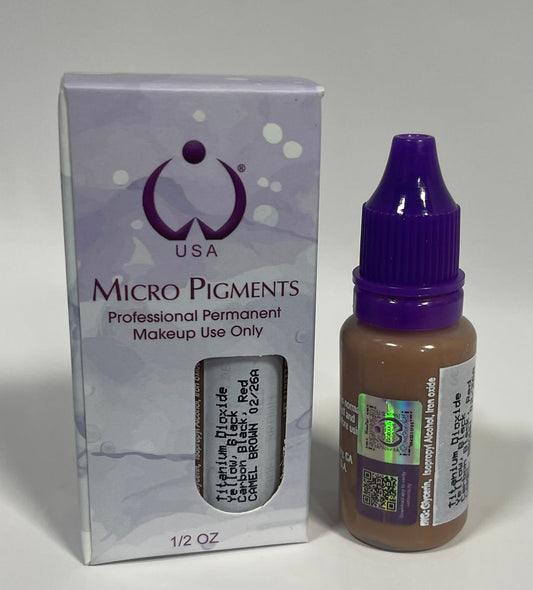 1/2 oz Microblading Pigment - Camel Brown