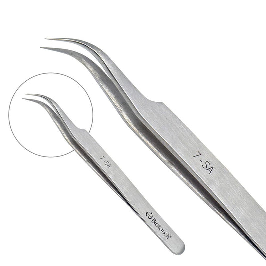 Tweezer, Curved Tip 140 mm -